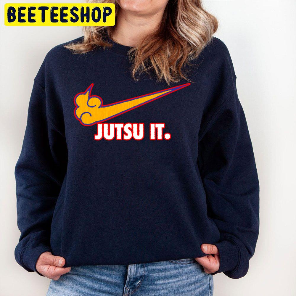 Just Us It Nike Logo Trending Unisex Sweatshirt Just Us It Nike Logo Trending Unisex Sweatshirt