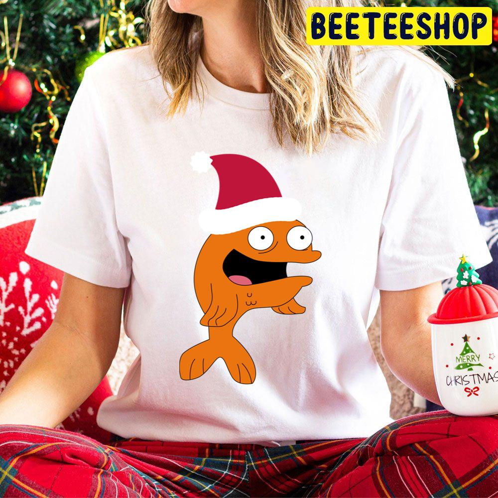 Klaus Fish Christmas Hat Trending Unisex Hoodie Klaus Fish Christmas Hat Trending Unisex Hoodie