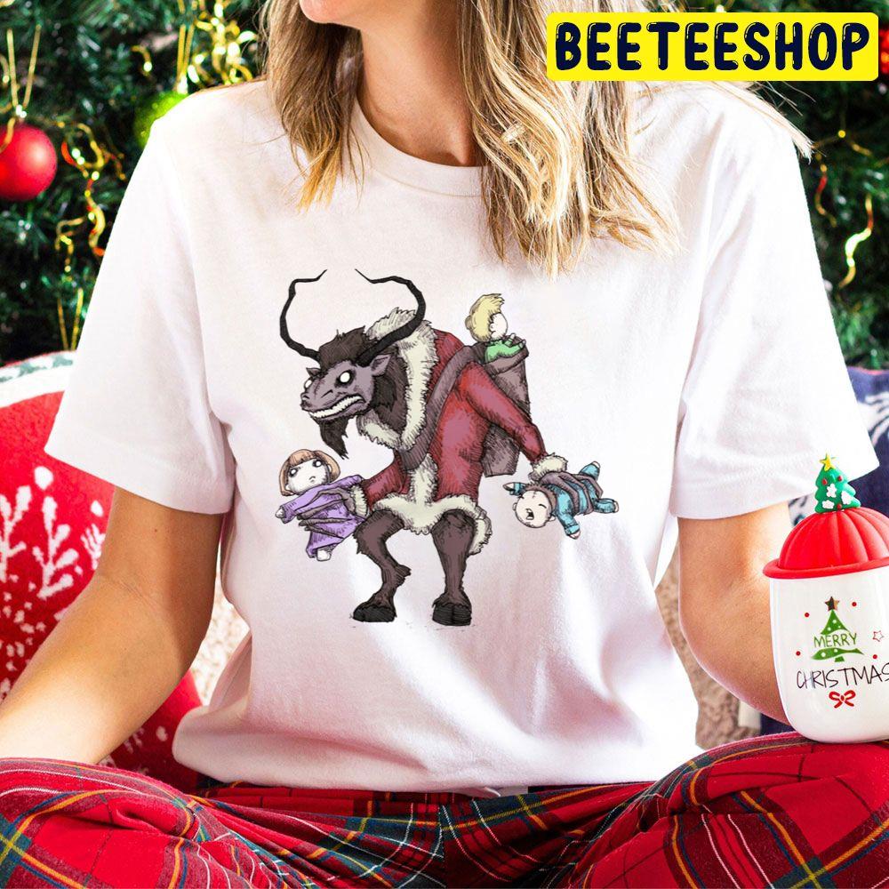 Krampus With Children Trending Unisex Hoodie Krampus With Children Trending Unisex Hoodie