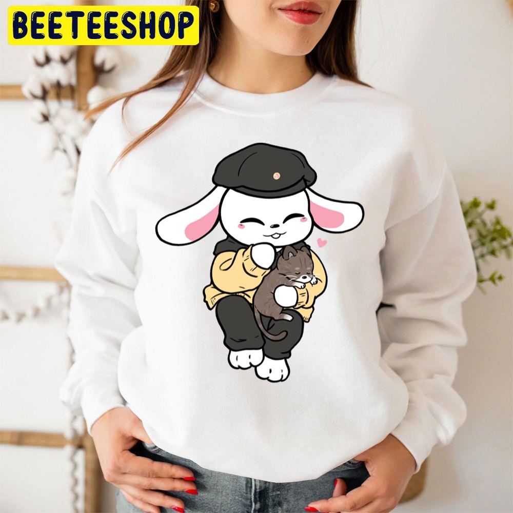 Leebit Love Cat Stray Kids Trending Unisex Sweatshirt Leebit Love Cat Stray Kids Trending Unisex Sweatshirt