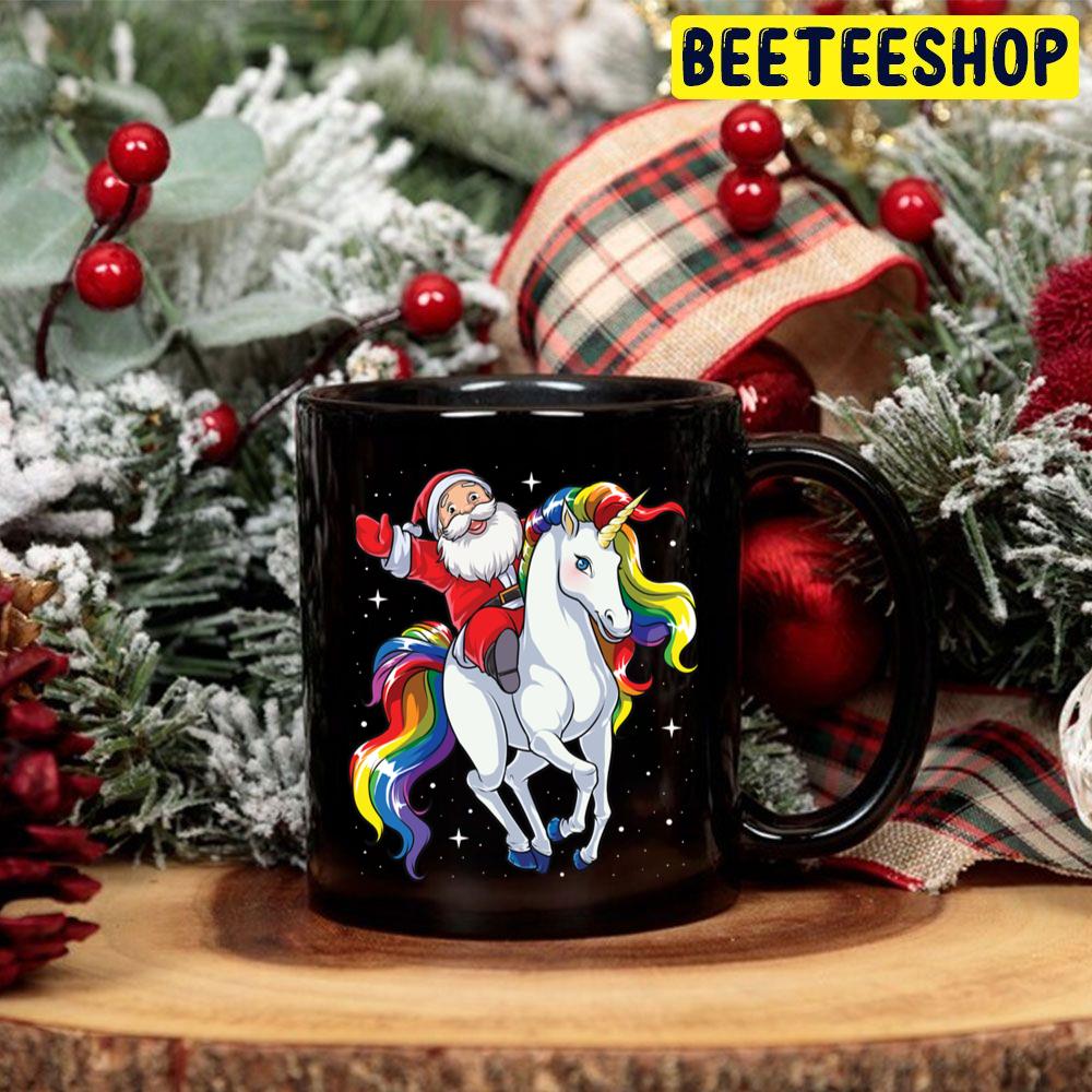 Let's Go Santa Riding Unicorn Christmass Rainbow Space Xmass Trending Unisex Hoodie Let's Go Santa Riding Unicorn Christmass Rainbow Space Xmass Trending Unisex Hoodie