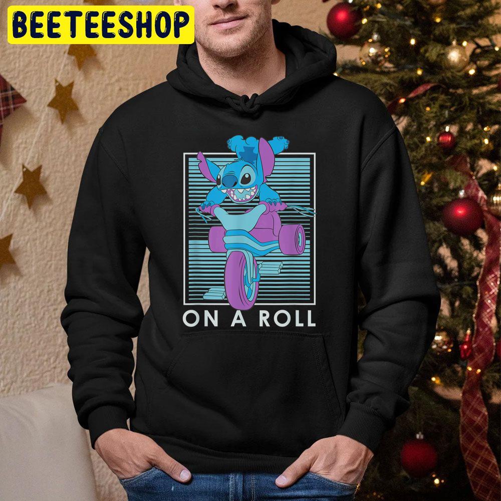 Lilo And Stitch On A Roll Trending Unisex Hoodie Lilo And Stitch On A Roll Trending Unisex Hoodie