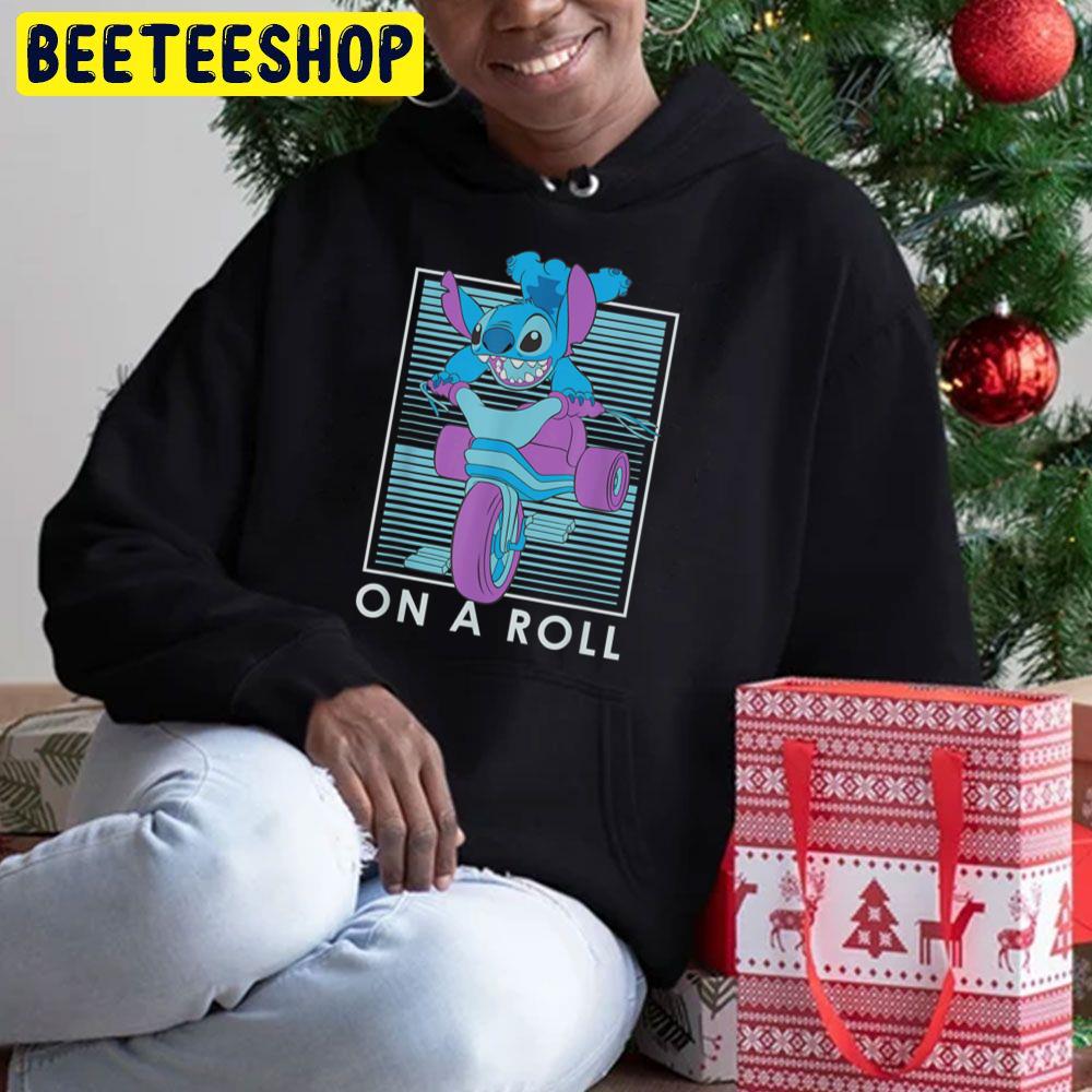 Lilo And Stitch On A Roll Trending Unisex Hoodie Lilo And Stitch On A Roll Trending Unisex Hoodie