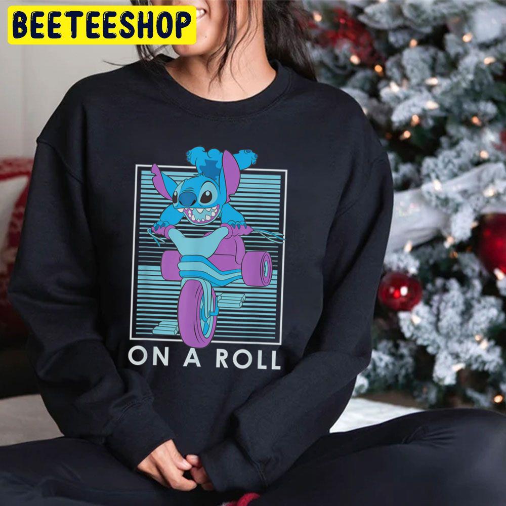 Lilo And Stitch On A Roll Trending Unisex Hoodie Lilo And Stitch On A Roll Trending Unisex Hoodie