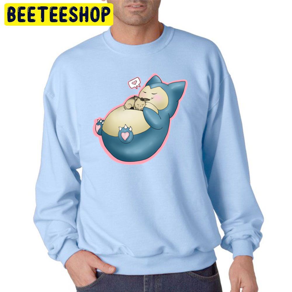 Lovely Snorlax Cute Snorlax Trending Unisex Sweatshirt Lovely Snorlax Cute Snorlax Trending Unisex Sweatshirt