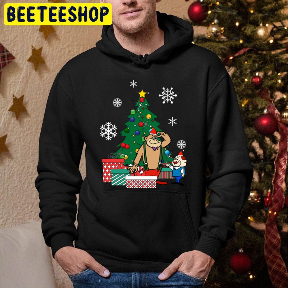 Magilla Gorilla And Mr Peebles Around The Christmas Tree Trending Unisex Hoodie Magilla Gorilla And Mr Peebles Around The Christmas Tree Trending Unisex Hoodie
