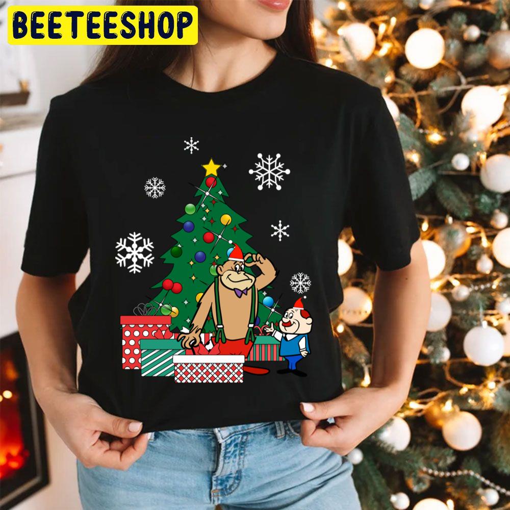 Magilla Gorilla And Mr Peebles Around The Christmas Tree Trending Unisex Hoodie Magilla Gorilla And Mr Peebles Around The Christmas Tree Trending Unisex Hoodie