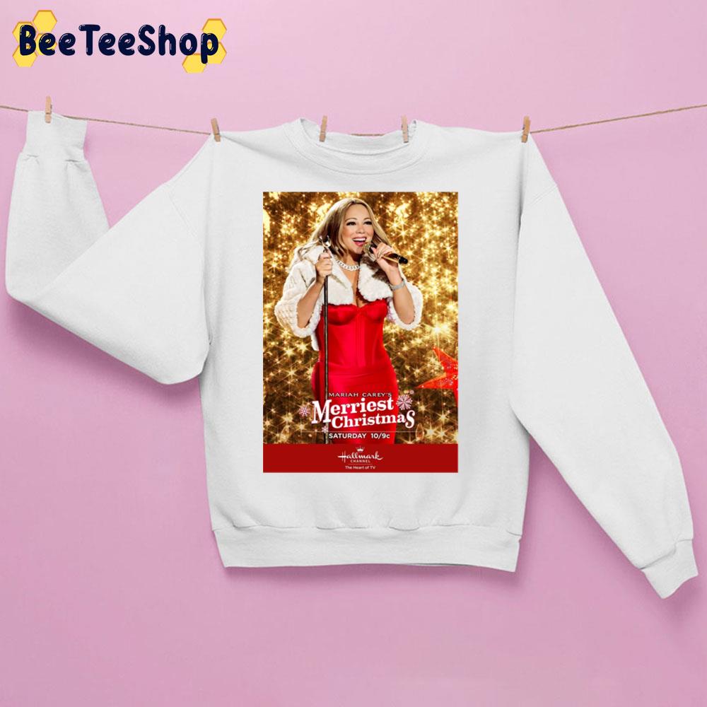 Mariah Carey's Merriest Christmas Trending Unisex Sweatshirt Mariah Carey's Merriest Christmas Trending Unisex Sweatshirt