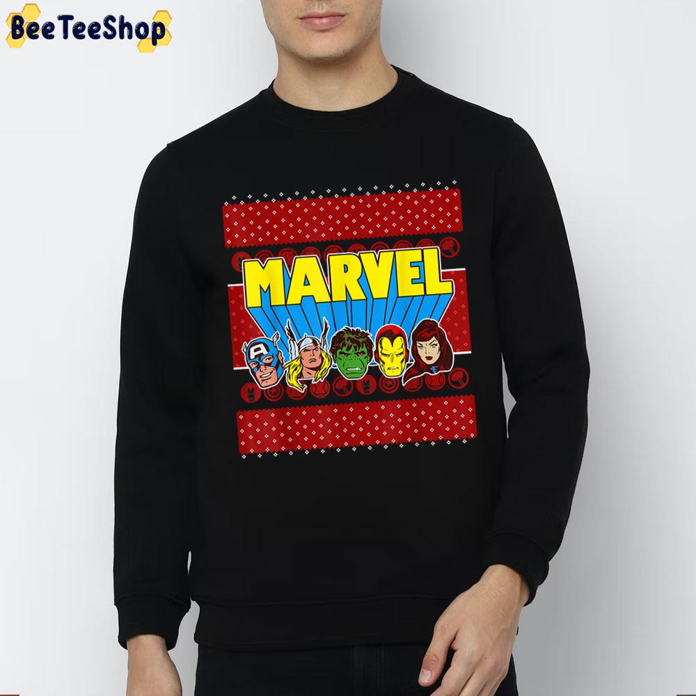 Marvel Knit Christmas Trending Unisex Sweatshirt Marvel Knit Christmas Trending Unisex Sweatshirt