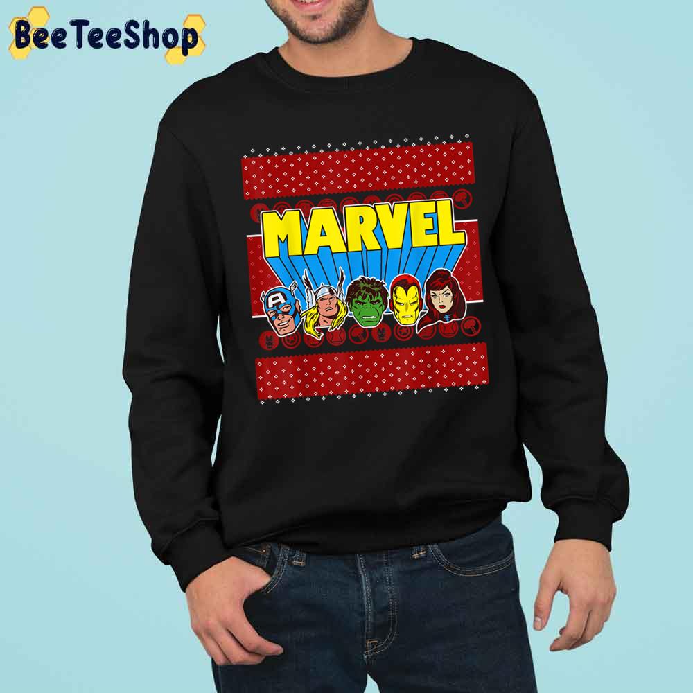 Marvel Knit Christmas Trending Unisex Sweatshirt Marvel Knit Christmas Trending Unisex Sweatshirt