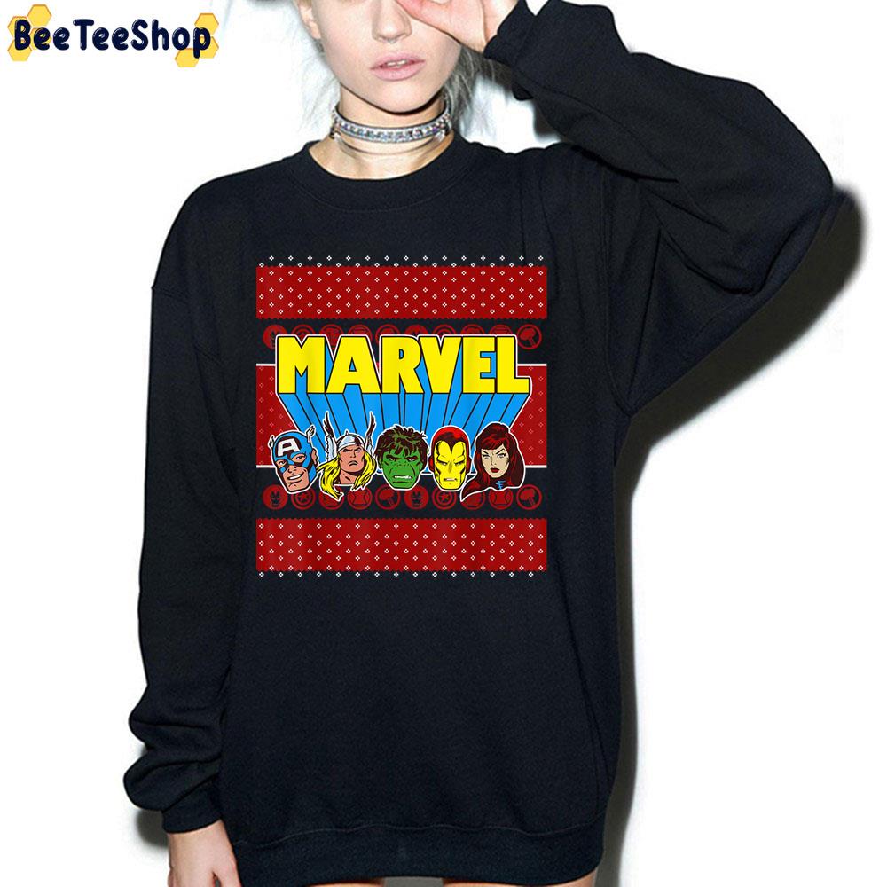 Marvel Knit Christmas Trending Unisex Sweatshirt Marvel Knit Christmas Trending Unisex Sweatshirt