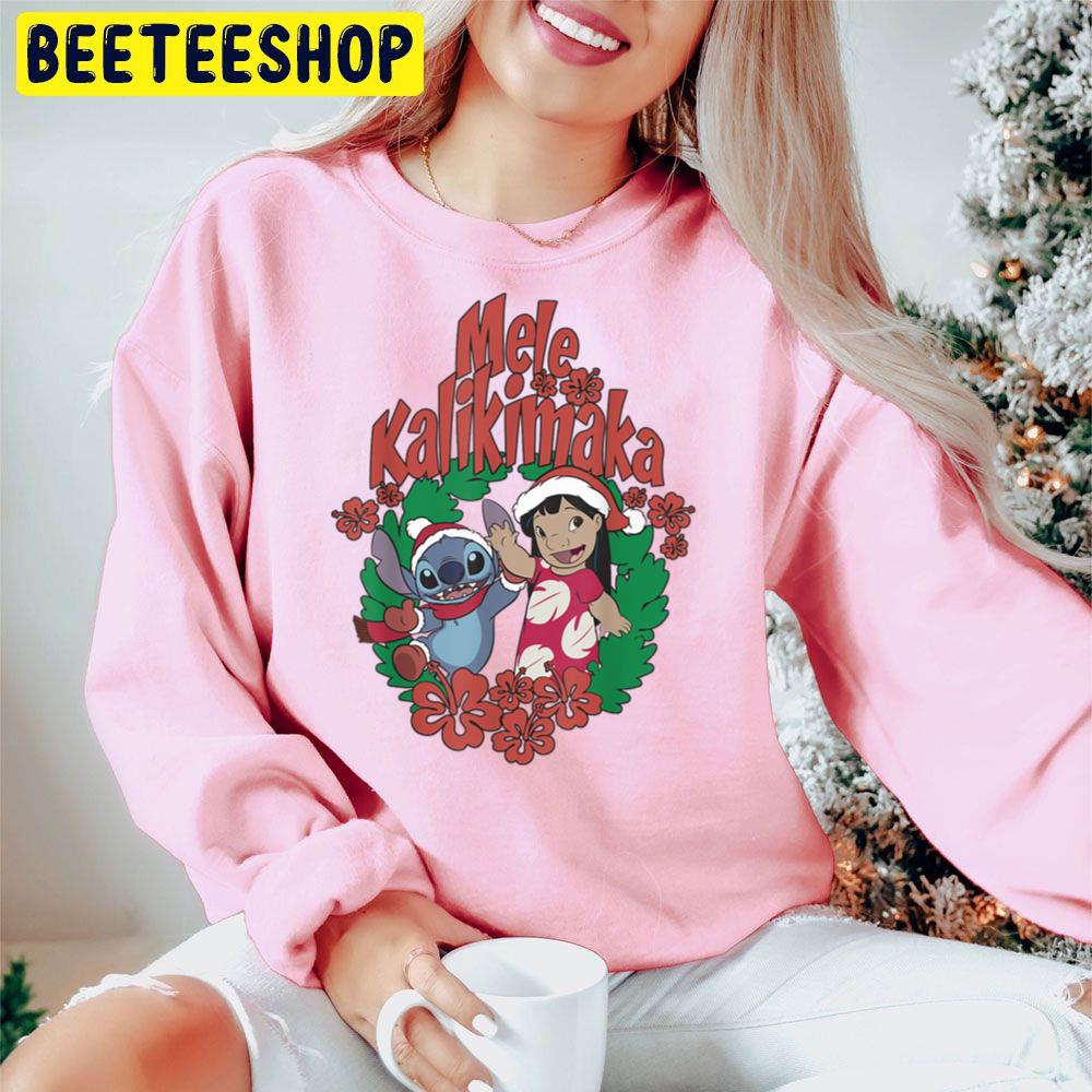 Mele Kalikimaka Lilo And Stitch Christmas Trending Unisex Hoodie Mele Kalikimaka Lilo And Stitch Christmas Trending Unisex Hoodie