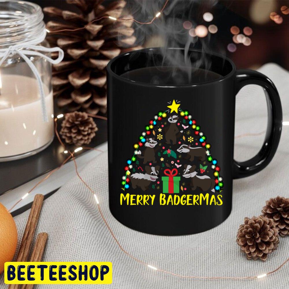 Merry Badgermas Christmas Tree Trending Unisex Hoodie Merry Badgermas Christmas Tree Trending Unisex Hoodie