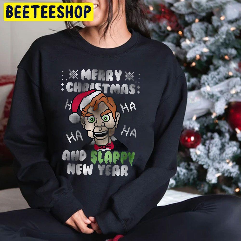 Merry Christmas And Slappy New Year Trending Unisex Hoodie Merry Christmas And Slappy New Year Trending Unisex Hoodie