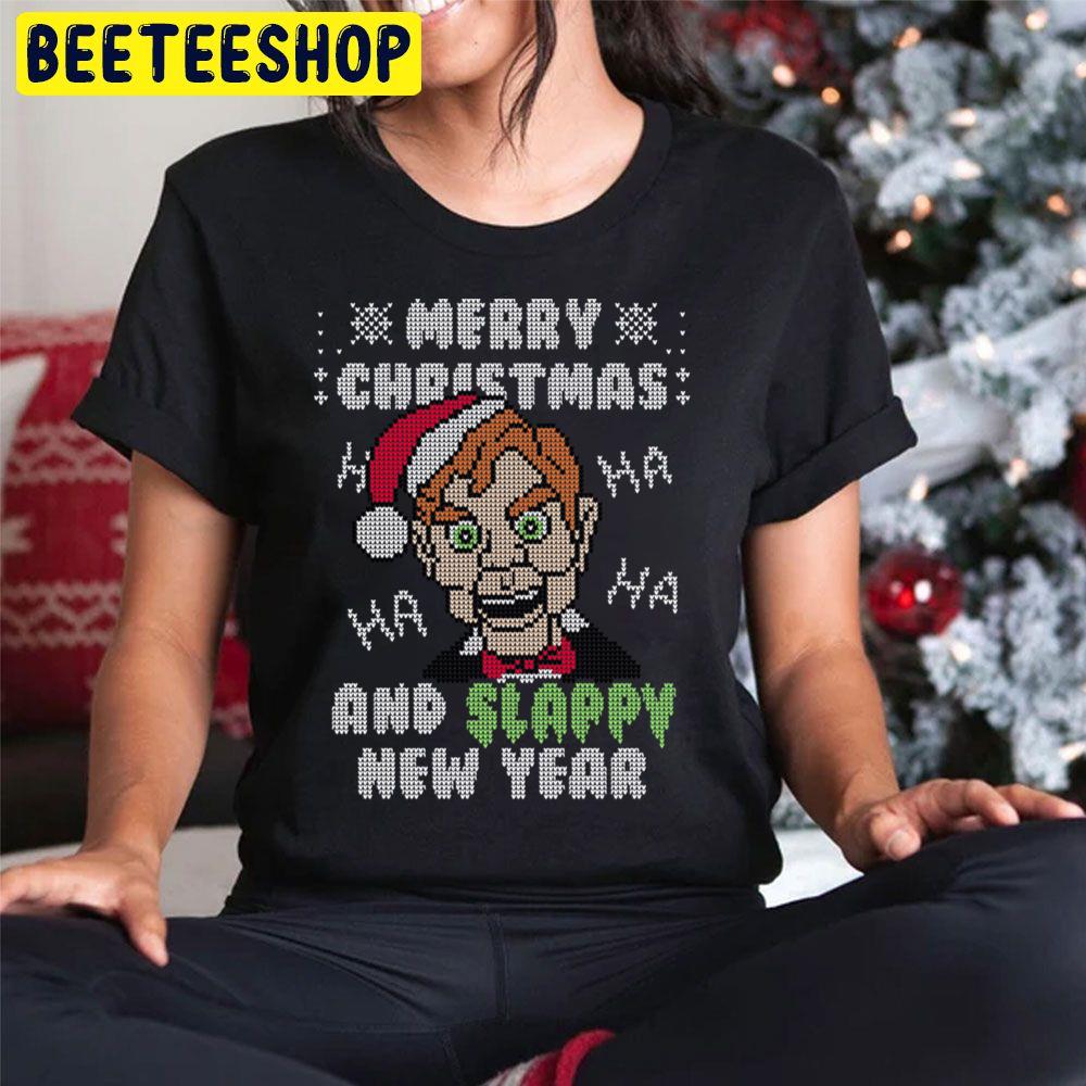 Merry Christmas And Slappy New Year Trending Unisex Hoodie Merry Christmas And Slappy New Year Trending Unisex Hoodie