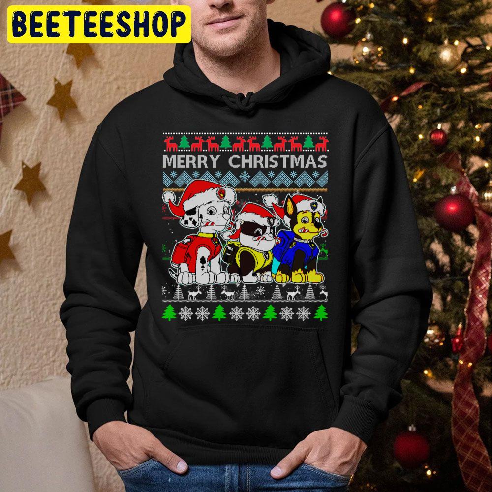 Merry Christmas Call The Paw Patrol Team Trending Unisex Hoodie Merry Christmas Call The Paw Patrol Team Trending Unisex Hoodie