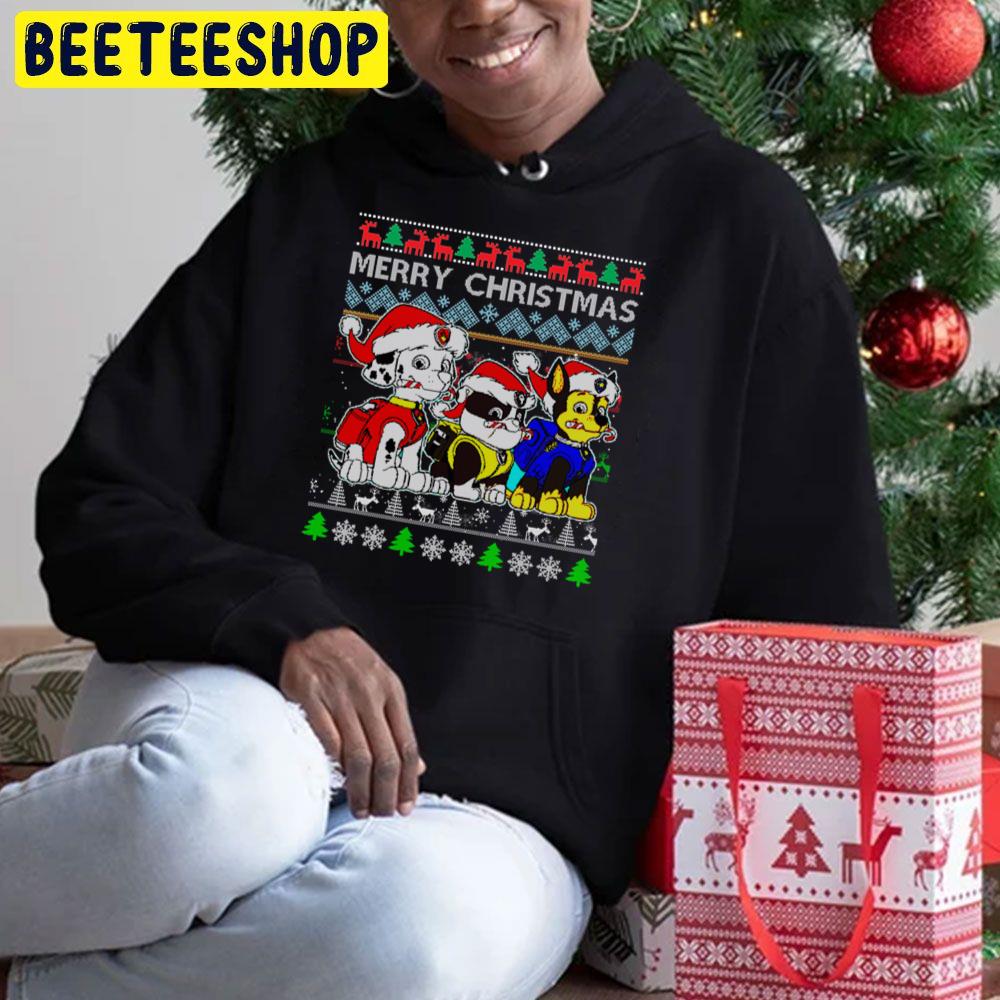 Merry Christmas Call The Paw Patrol Team Trending Unisex Hoodie Merry Christmas Call The Paw Patrol Team Trending Unisex Hoodie