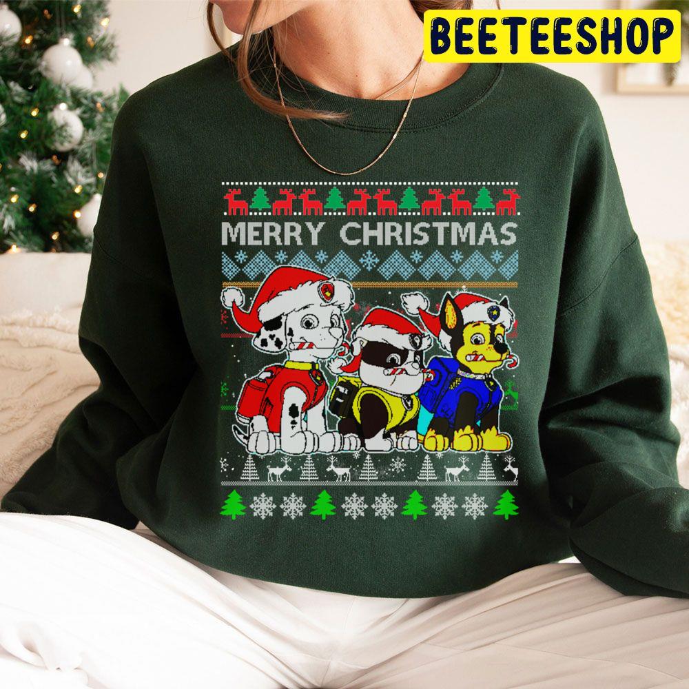 Merry Christmas Call The Paw Patrol Team Trending Unisex Hoodie Merry Christmas Call The Paw Patrol Team Trending Unisex Hoodie