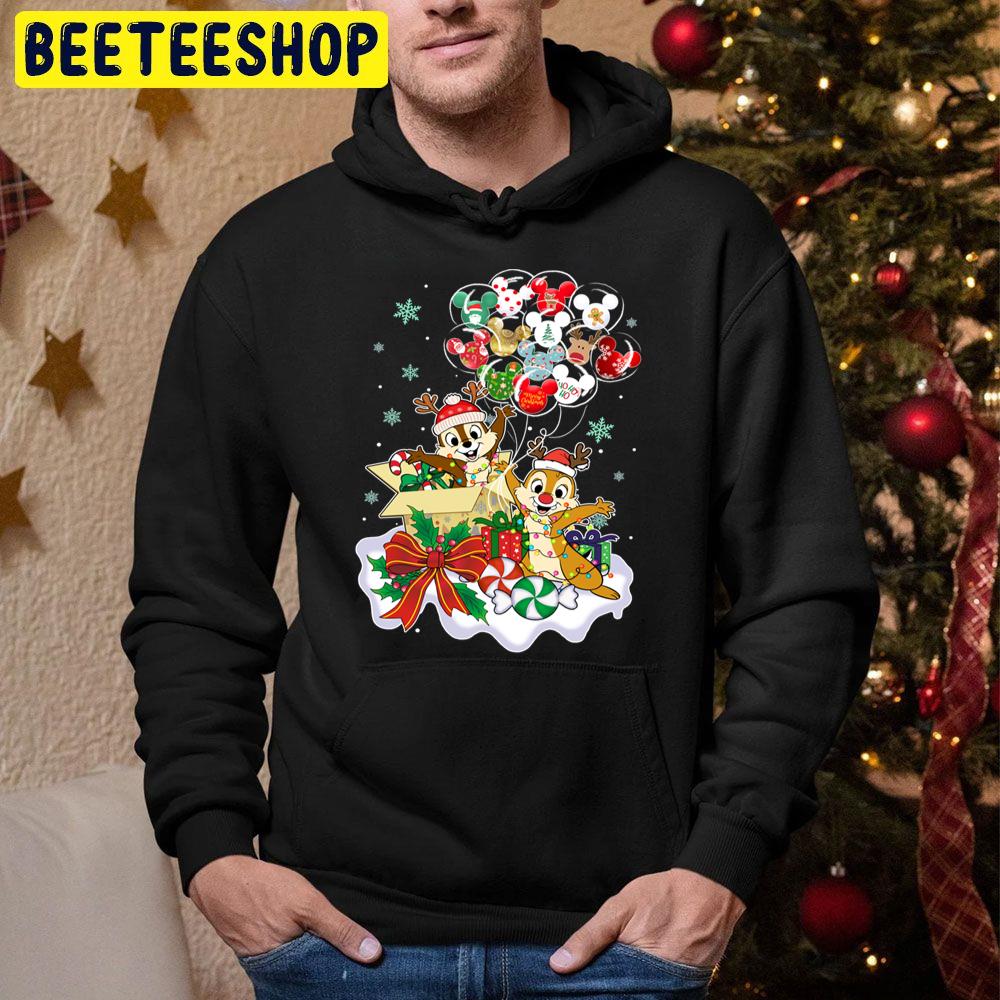 Merry Christmas Chip And Dale Ho Ho Ho Trending Unisex Hoodie Merry Christmas Chip And Dale Ho Ho Ho Trending Unisex Hoodie