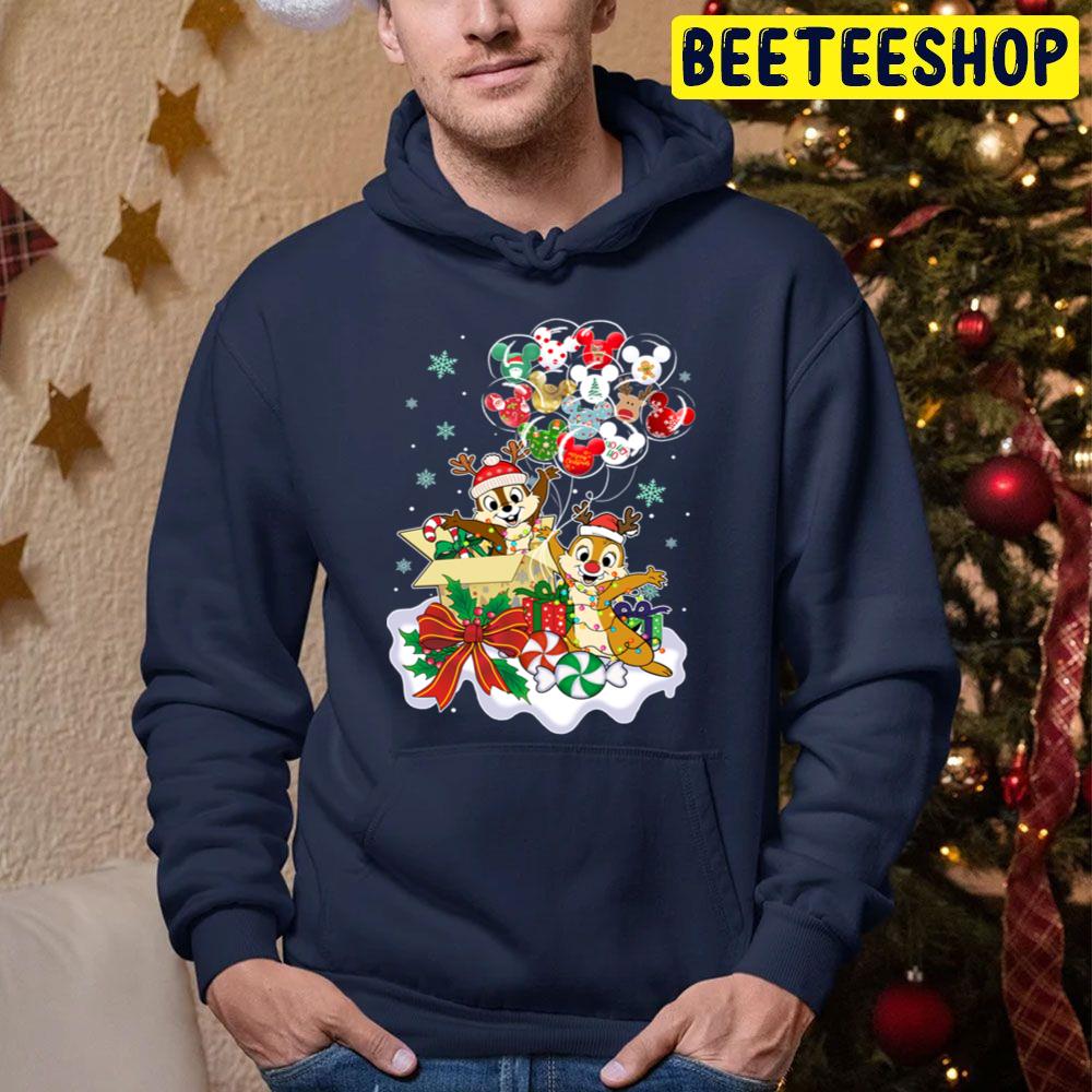 Merry Christmas Chip And Dale Ho Ho Ho Trending Unisex Hoodie Merry Christmas Chip And Dale Ho Ho Ho Trending Unisex Hoodie