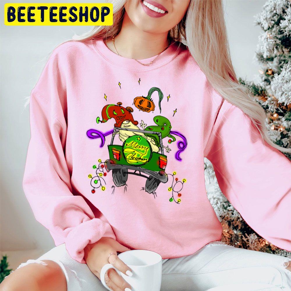 Merry Christmas Jeep Gnome Trending Unisex Hoodie Merry Christmas Jeep Gnome Trending Unisex Hoodie