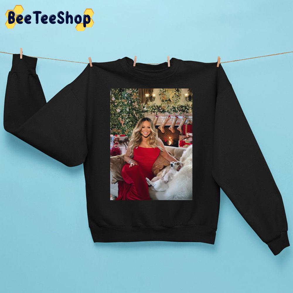 Merry Christmas On My House Mariah Carey Trending Unisex Sweatshirt Merry Christmas On My House Mariah Carey Trending Unisex Sweatshirt