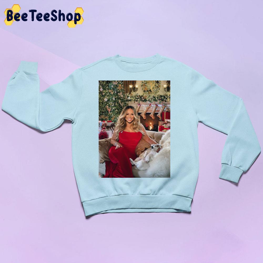 Merry Christmas On My House Mariah Carey Trending Unisex Sweatshirt Merry Christmas On My House Mariah Carey Trending Unisex Sweatshirt