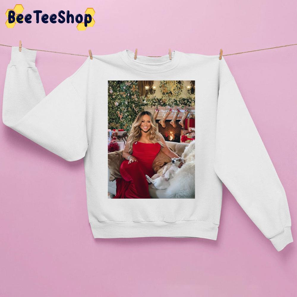 Merry Christmas On My House Mariah Carey Trending Unisex Sweatshirt Merry Christmas On My House Mariah Carey Trending Unisex Sweatshirt