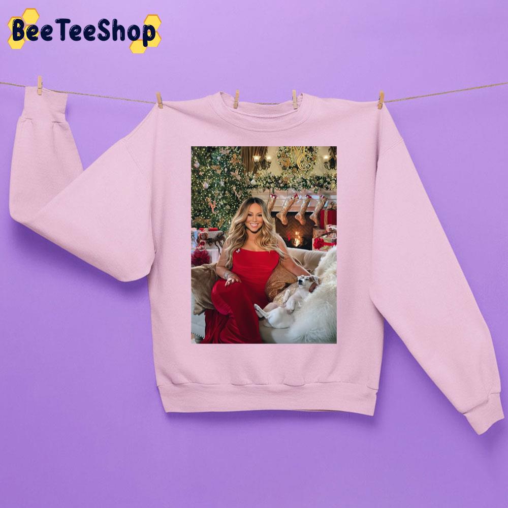 Merry Christmas On My House Mariah Carey Trending Unisex Sweatshirt Merry Christmas On My House Mariah Carey Trending Unisex Sweatshirt