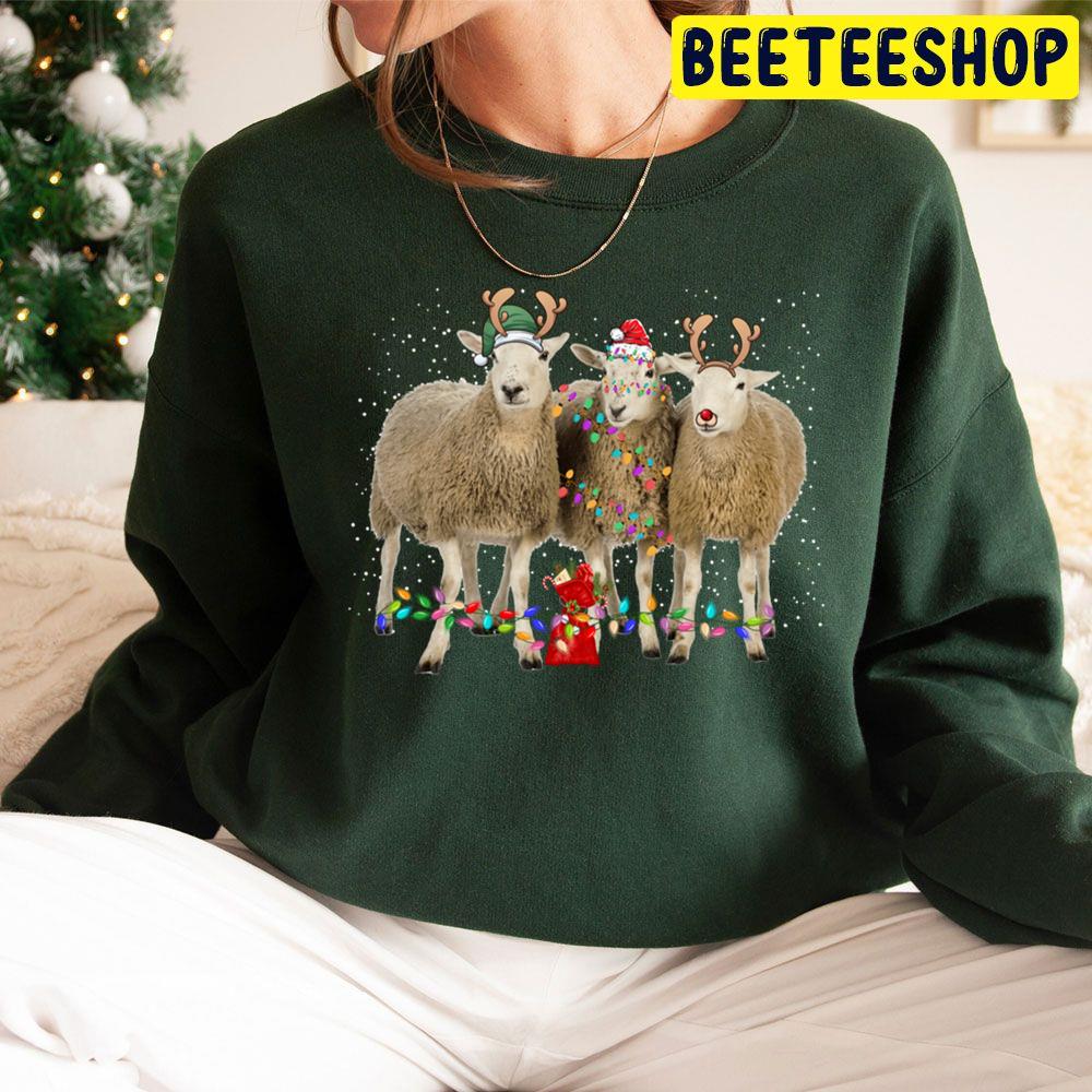 Merry Christmas Sheep Lover Trending Unisex Hoodie Merry Christmas Sheep Lover Trending Unisex Hoodie