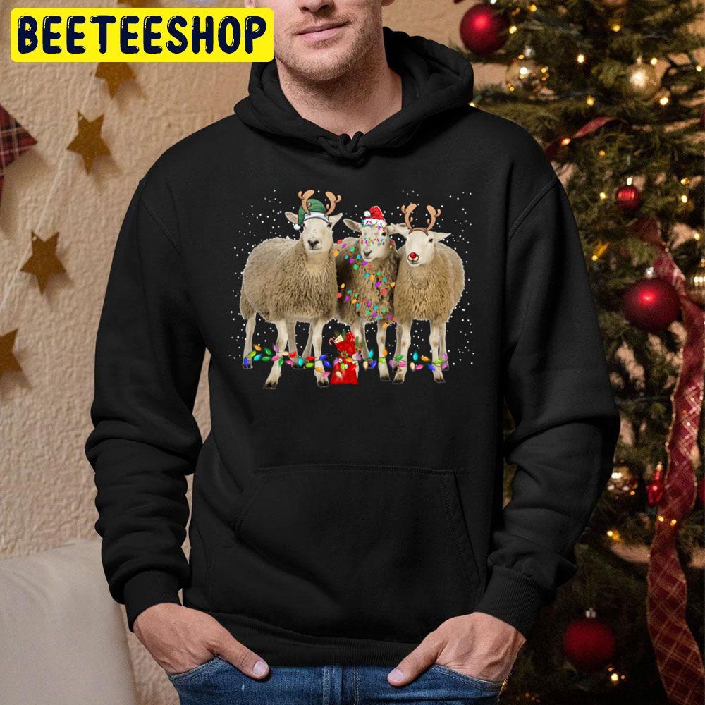 Merry Christmas Sheep Lover Trending Unisex Hoodie Merry Christmas Sheep Lover Trending Unisex Hoodie