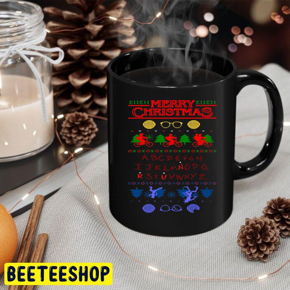 Merry Christmas Stranger Things 4 Trending Unisex Hoodie Merry Christmas Stranger Things 4 Trending Unisex Hoodie