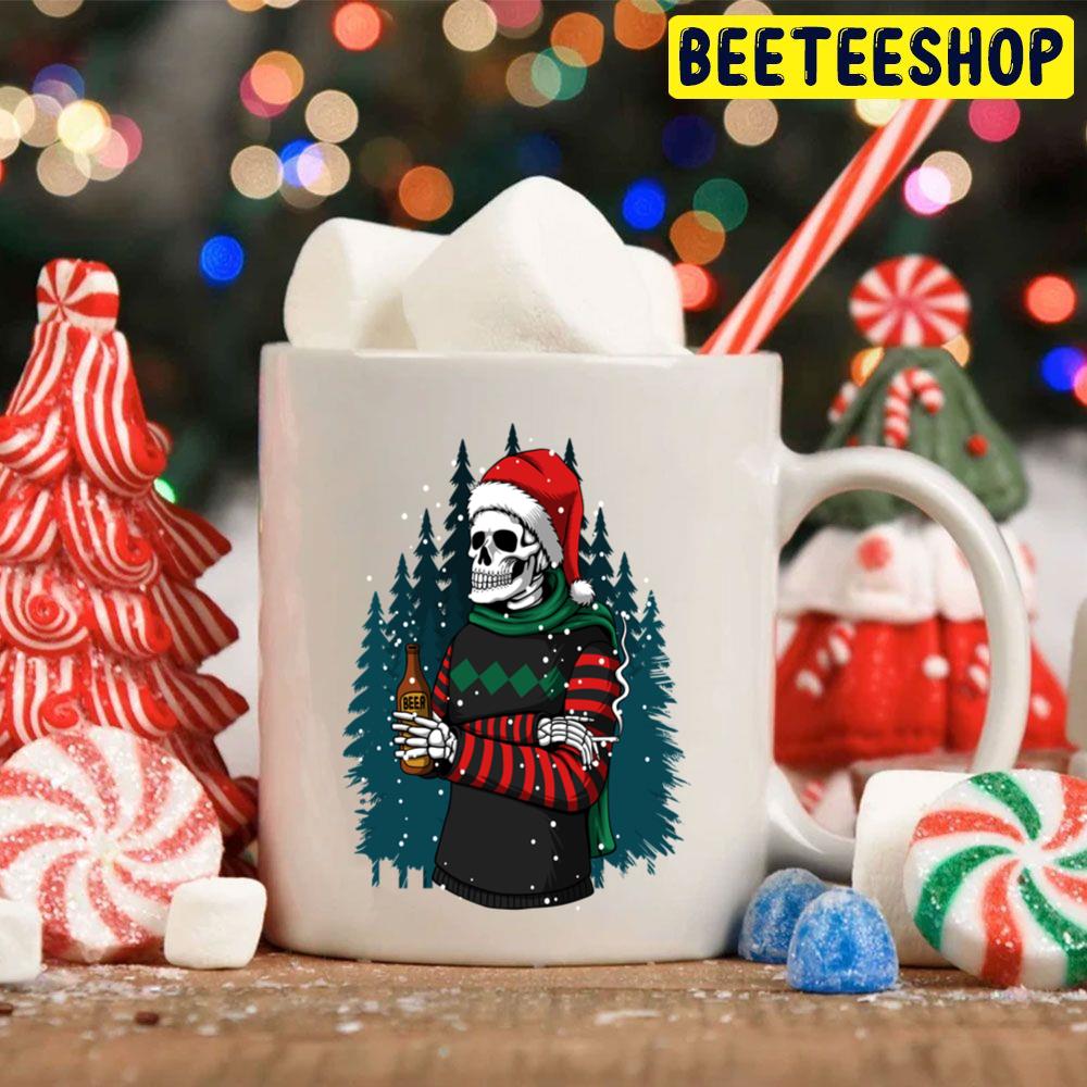 Merry Christmas Winter Skull Trending Unisex Hoodie Merry Christmas Winter Skull Trending Unisex Hoodie