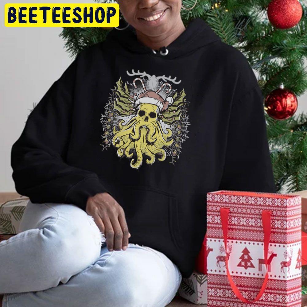 Merry Cthulhumas Christmas Trending Unisex Hoodie Merry Cthulhumas Christmas Trending Unisex Hoodie