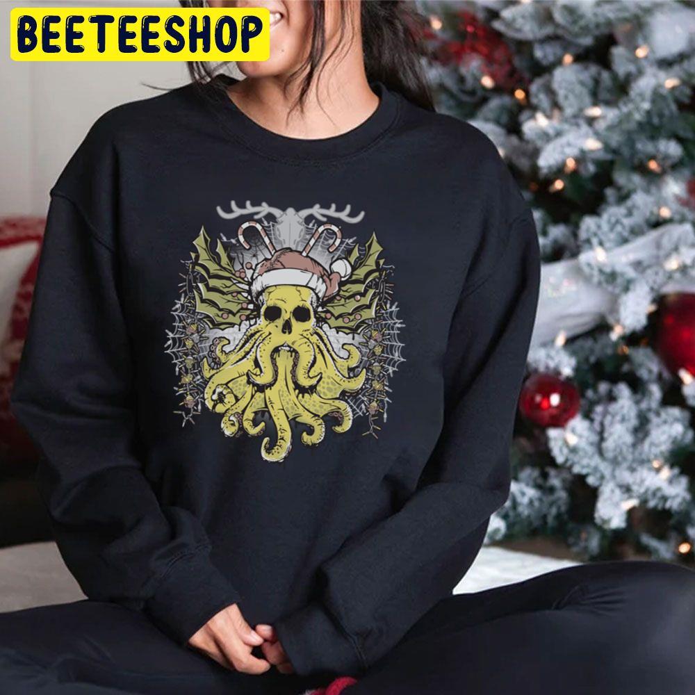 Merry Cthulhumas Christmas Trending Unisex Hoodie Merry Cthulhumas Christmas Trending Unisex Hoodie