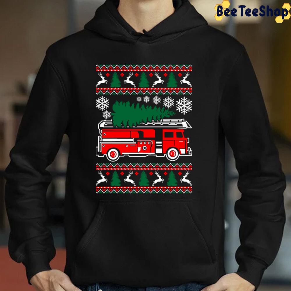 Merry Firefighter Knit Christmasi Trending Unisex Sweatshirt Merry Firefighter Knit Christmasi Trending Unisex Sweatshirt