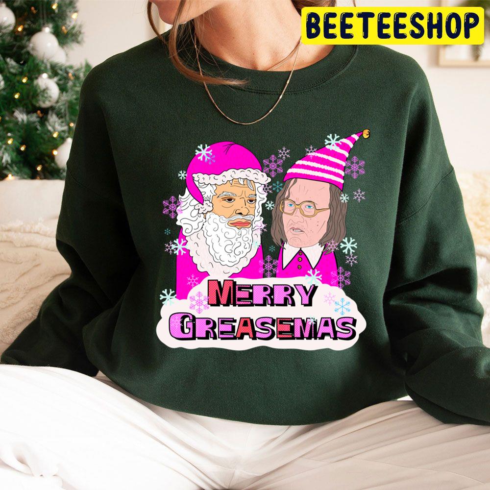 Merry Greasemas Christmas Trending Unisex Hoodie Merry Greasemas Christmas Trending Unisex Hoodie