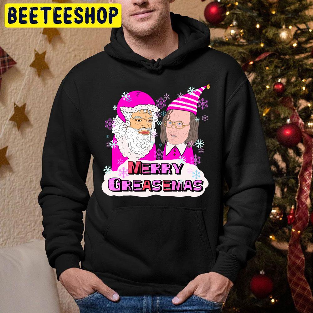Merry Greasemas Christmas Trending Unisex Hoodie Merry Greasemas Christmas Trending Unisex Hoodie