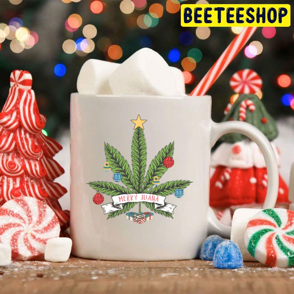 Merry Juana Marijuana Christmas Trending Unisex Hoodie Merry Juana Marijuana Christmas Trending Unisex Hoodie