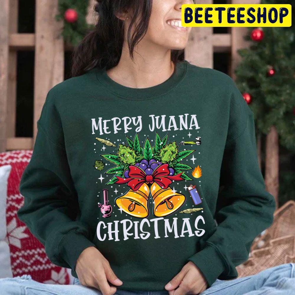 Merry Juana Merry Christmas Trending Unisex Hoodie Merry Juana Merry Christmas Trending Unisex Hoodie