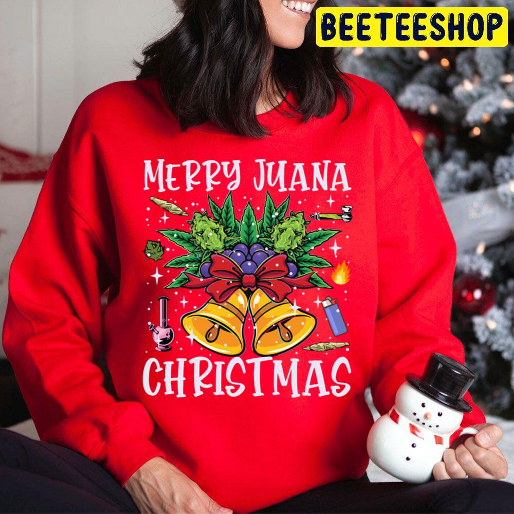 Merry Juana Merry Christmas Trending Unisex Hoodie Merry Juana Merry Christmas Trending Unisex Hoodie