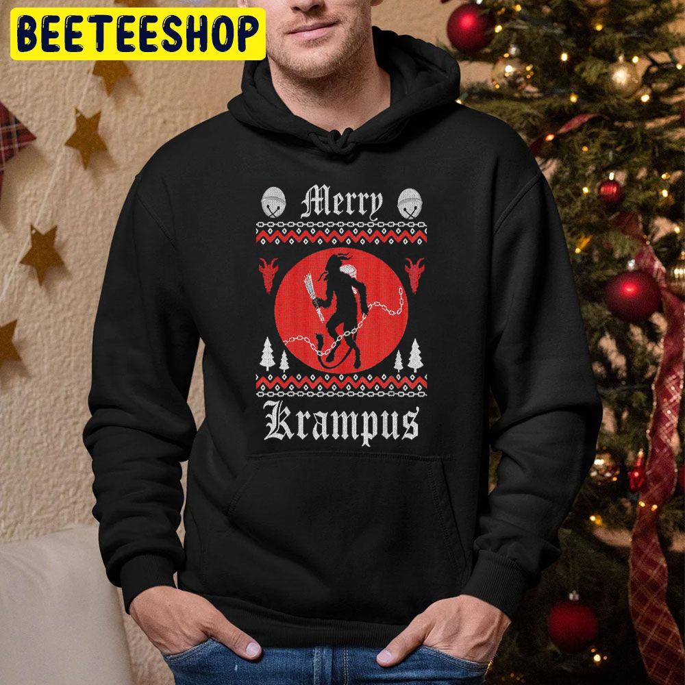 Merry Krampus Horror Christmas Evil Pajama Trending Unisex Hoodie Merry Krampus Horror Christmas Evil Pajama Trending Unisex Hoodie