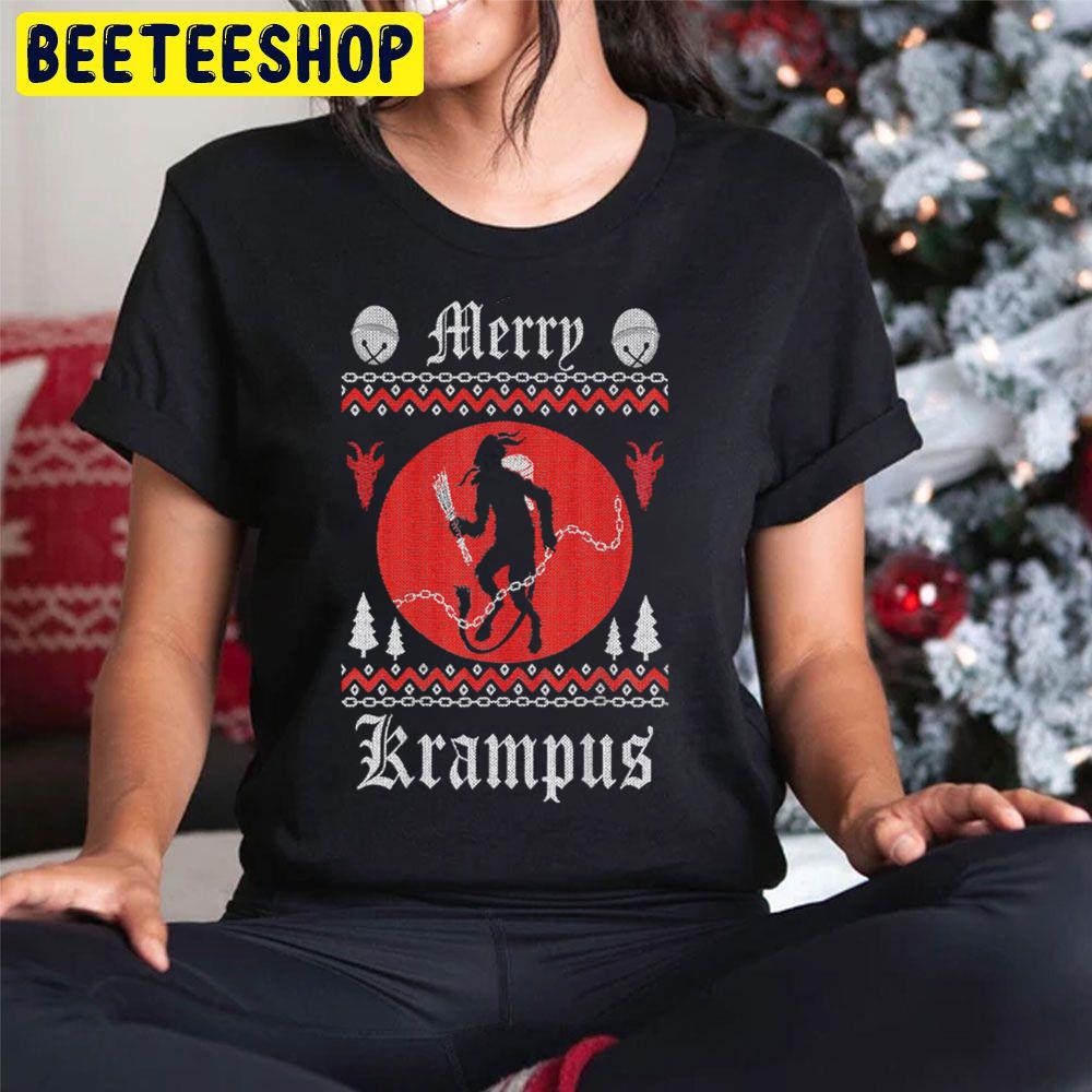 Merry Krampus Horror Christmas Evil Pajama Trending Unisex Hoodie Merry Krampus Horror Christmas Evil Pajama Trending Unisex Hoodie