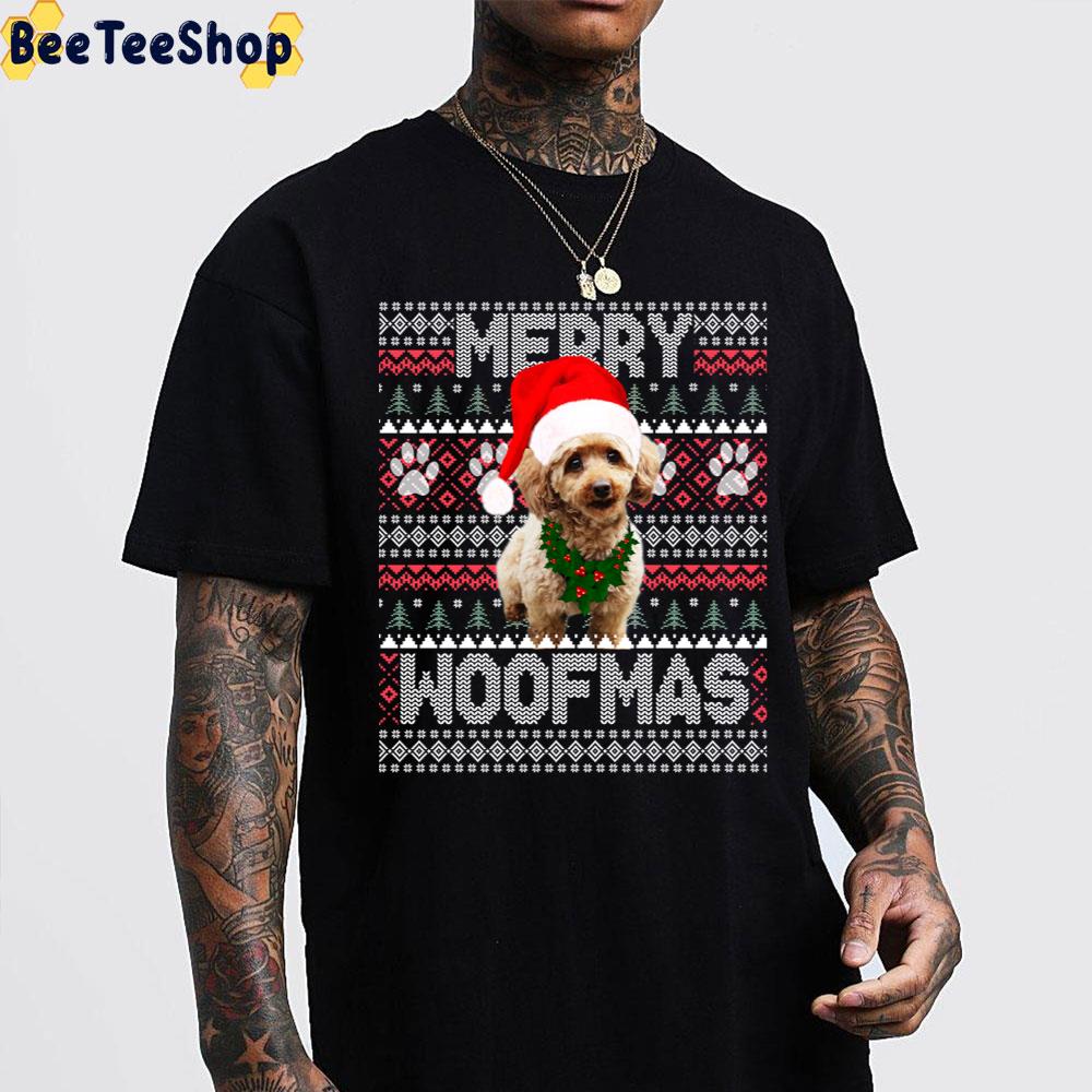 Merry Woofmas Cute Poodle With Santa Hat Christmas Trending Unisex Sweatshirt Merry Woofmas Cute Poodle With Santa Hat Christmas Trending Unisex Sweatshirt