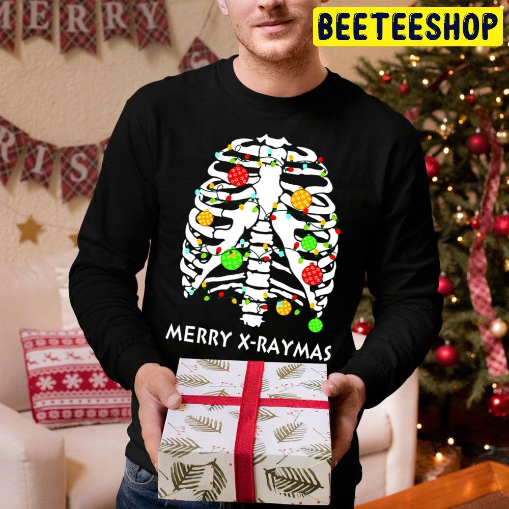 Merry X Raymas Christmas Skeleton Trending Unisex Hoodie Merry X Raymas Christmas Skeleton Trending Unisex Hoodie