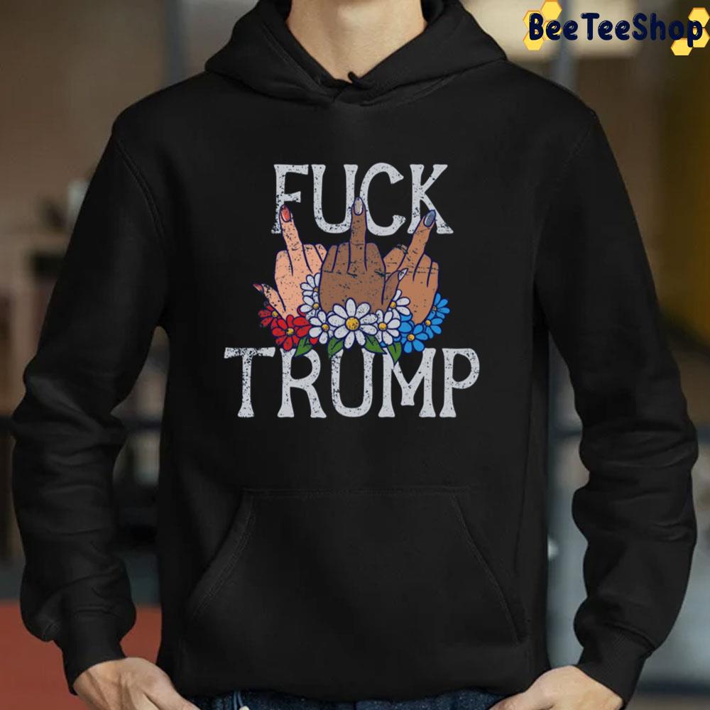Middle Finger Fuck Trump Trending Unisex Sweatshirt Middle Finger Fuck Trump Trending Unisex Sweatshirt