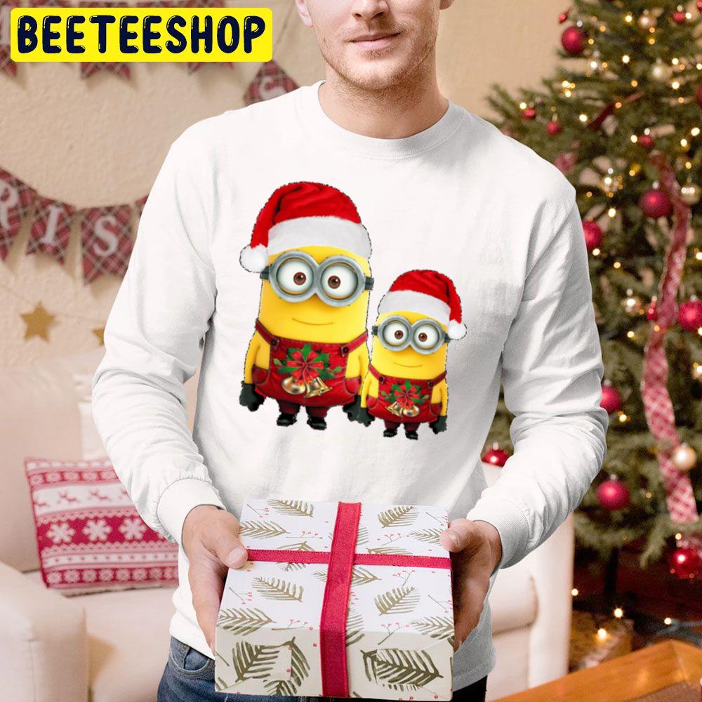 Minions Red Hat Christmas Trending Unisex Hoodie Minions Red Hat Christmas Trending Unisex Hoodie