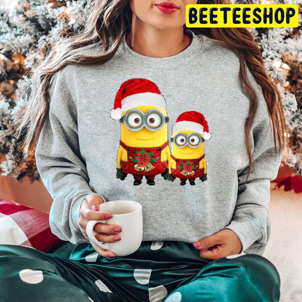 Minions Red Hat Christmas Trending Unisex Hoodie Minions Red Hat Christmas Trending Unisex Hoodie