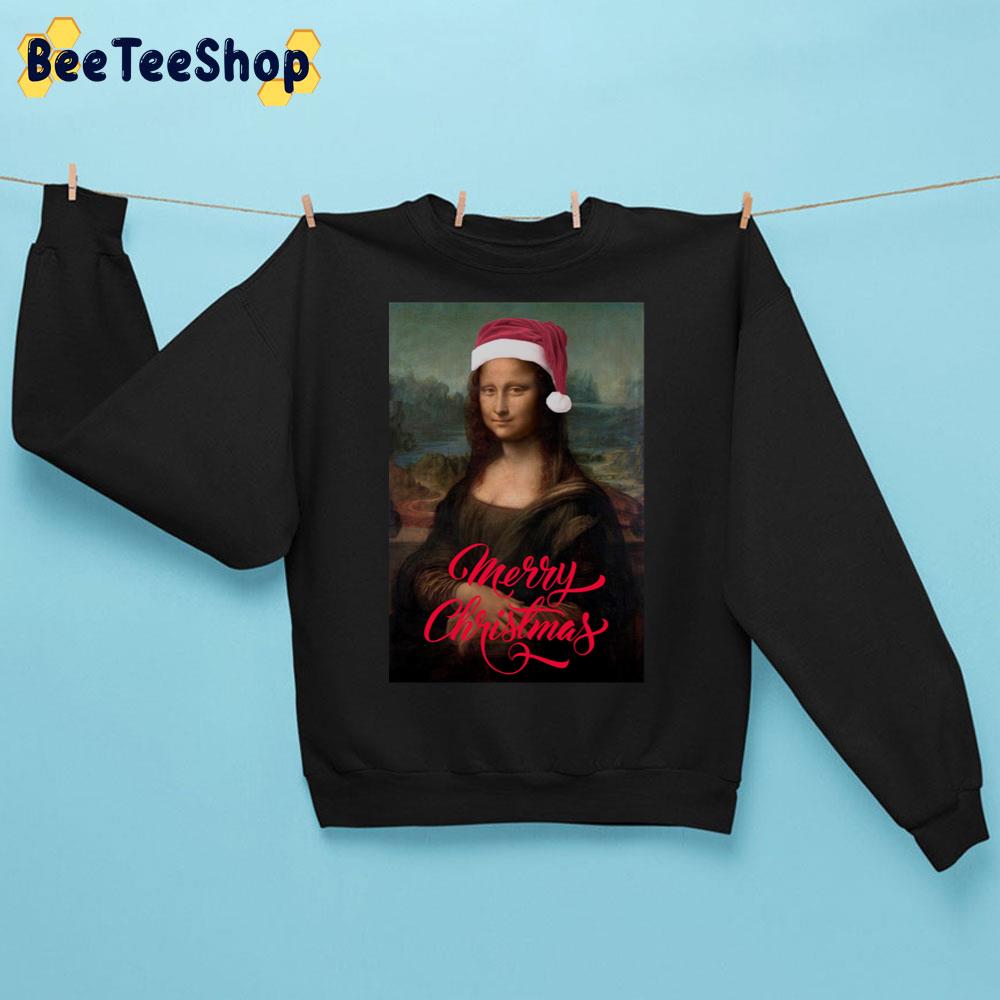 Monalisa Merry Christmas Trending Unisex Sweatshirt Monalisa Merry Christmas Trending Unisex Sweatshirt