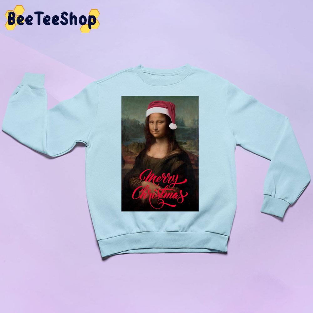 Monalisa Merry Christmas Trending Unisex Sweatshirt Monalisa Merry Christmas Trending Unisex Sweatshirt